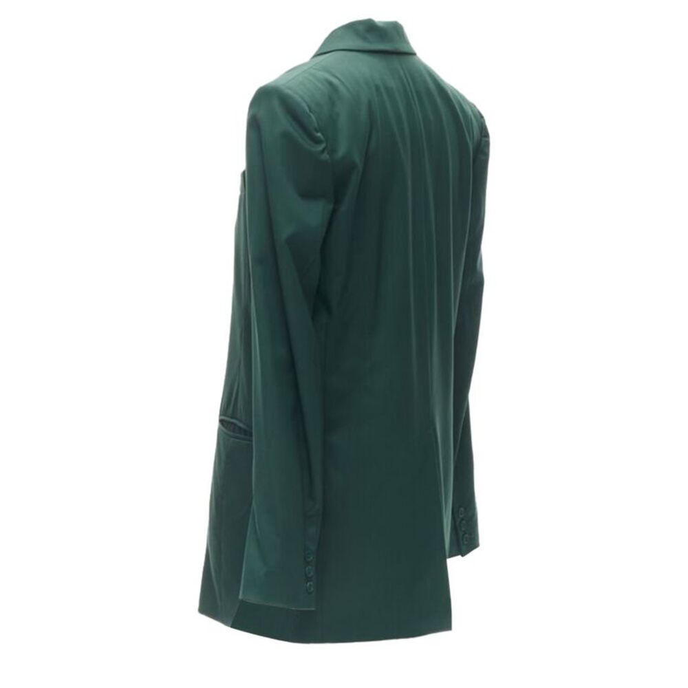 Ryan Roche wool lapel single button blazer jacket - Picture 6 of 6